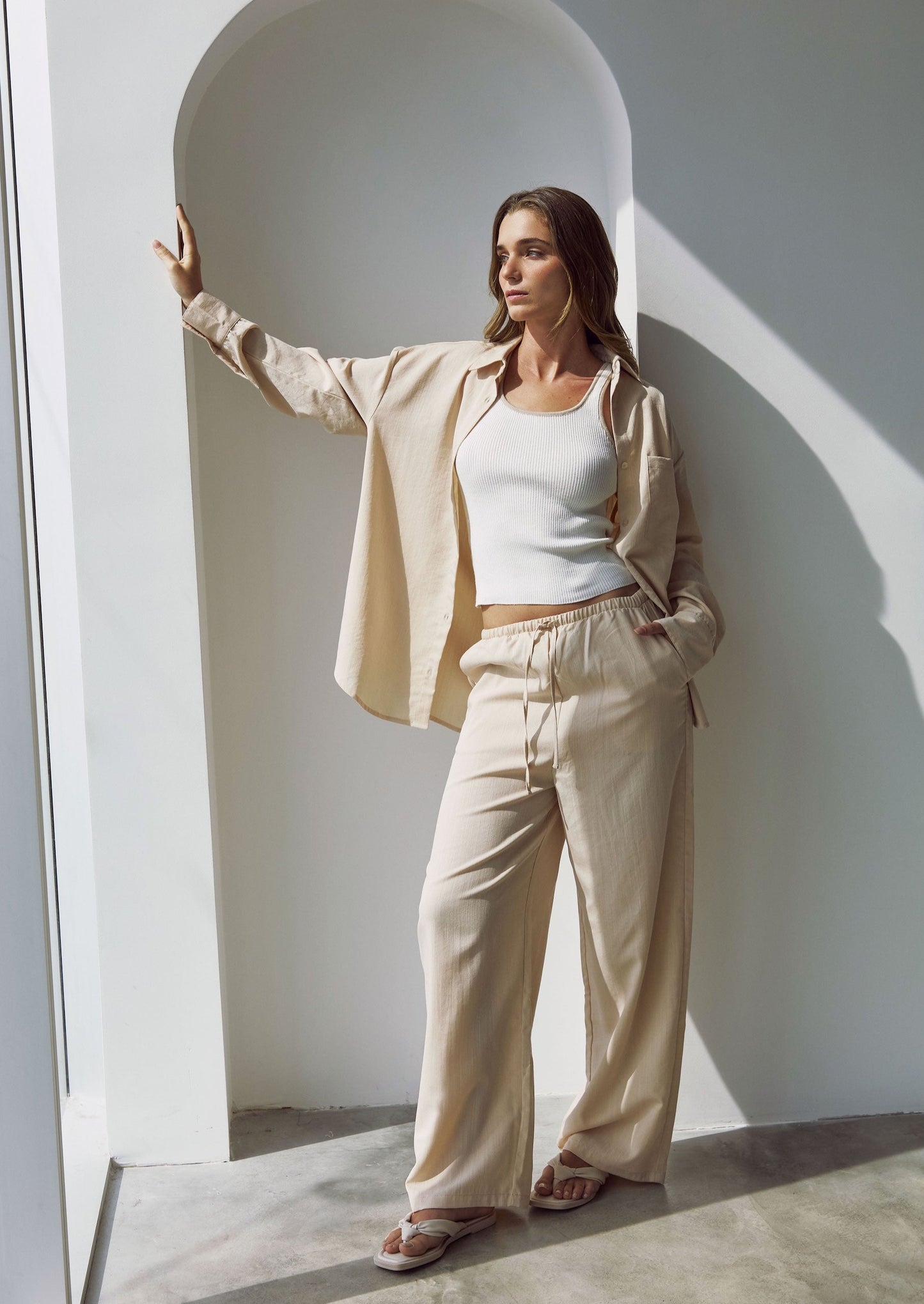 Camisa Gaia - Beige