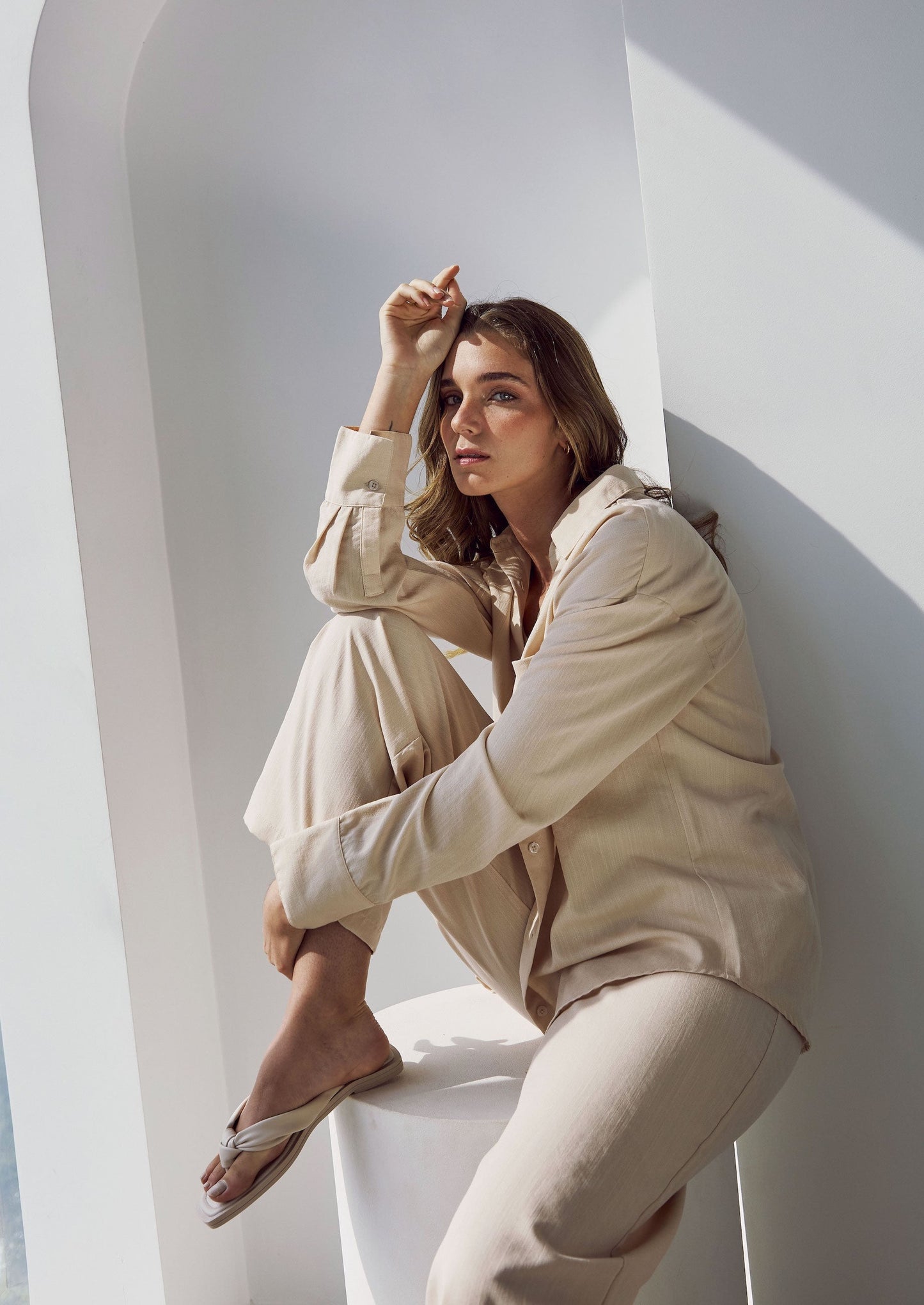 Camisa Gaia - Beige