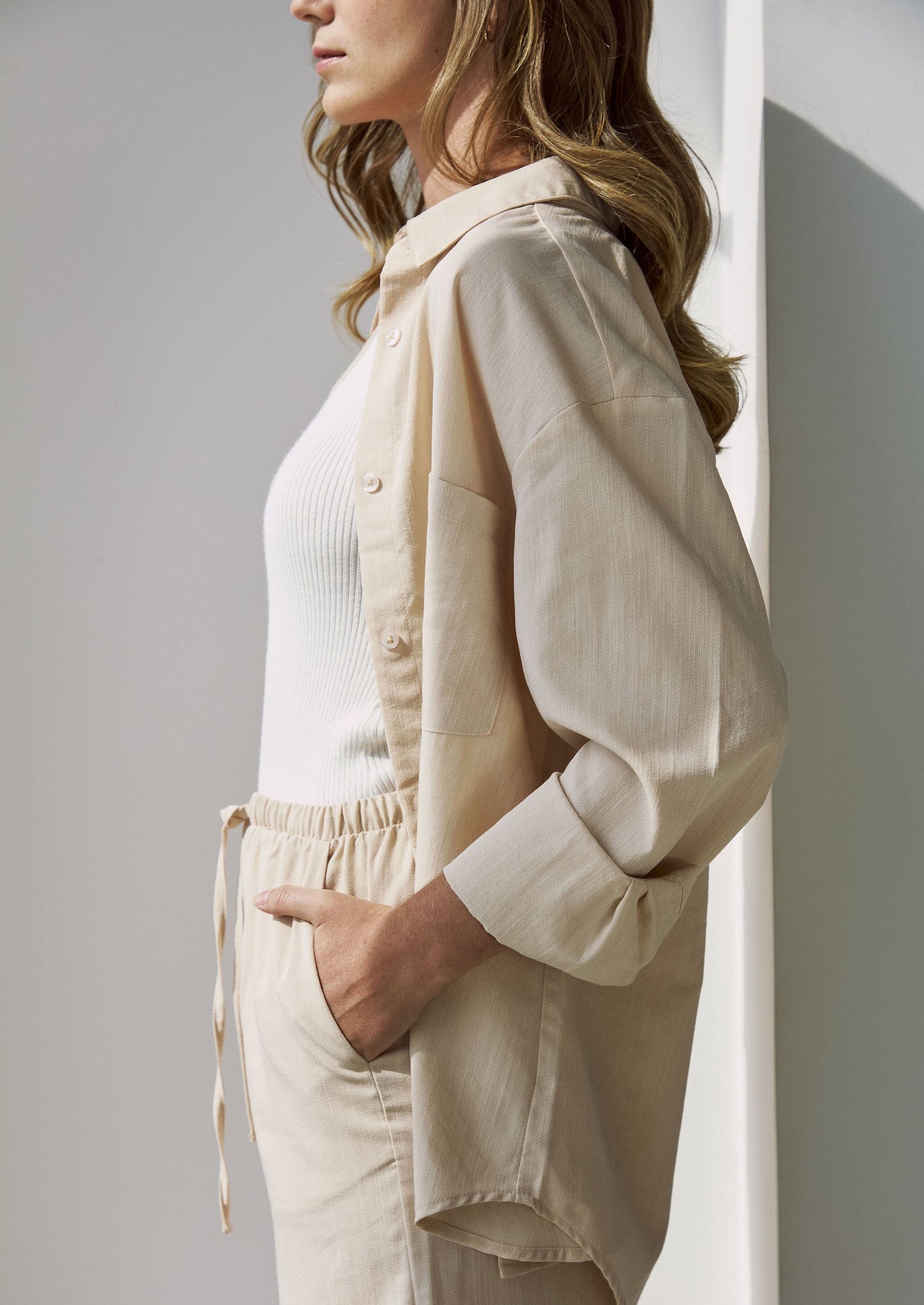 Camisa Gaia - Beige