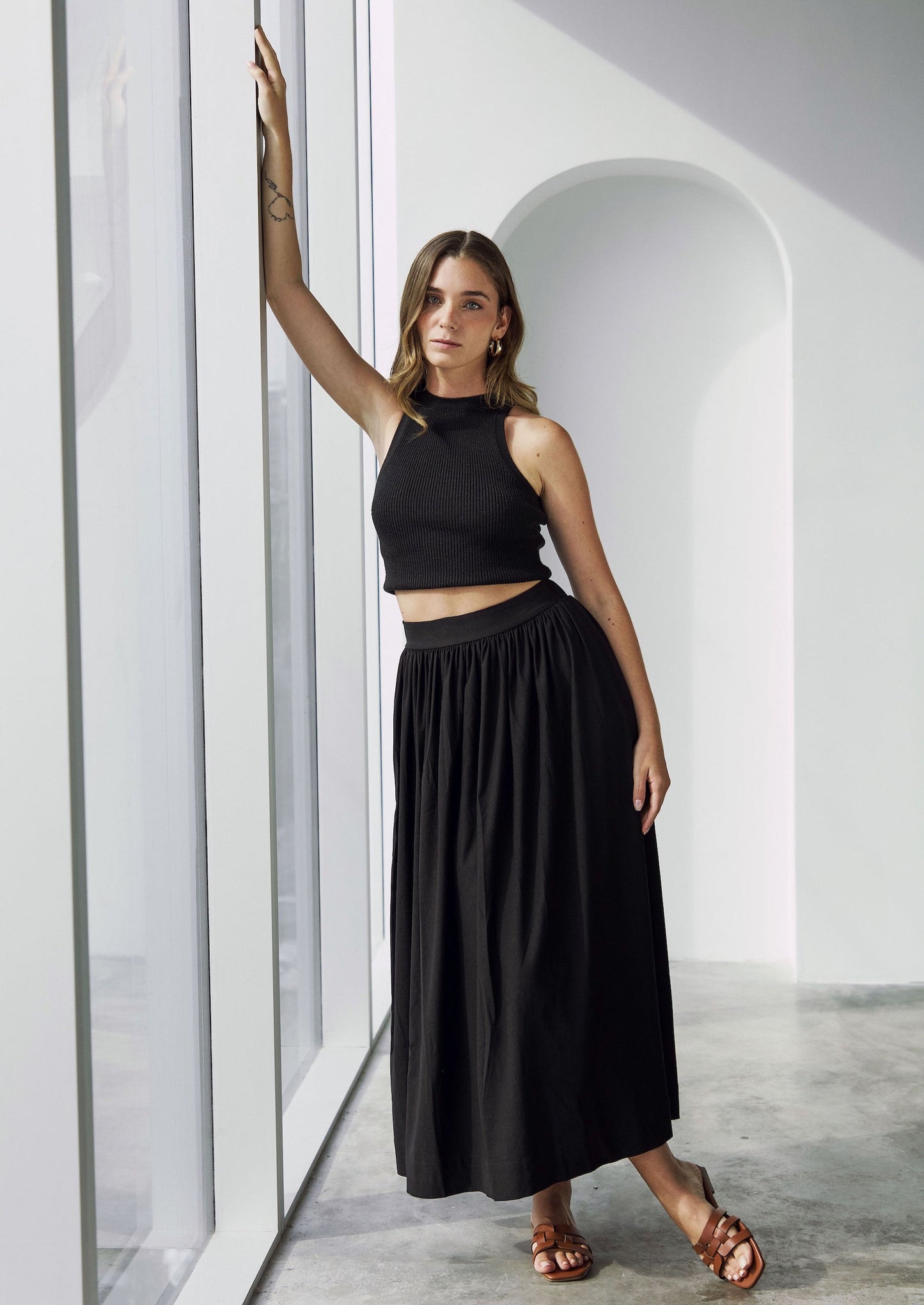 Falda Aria - Negro