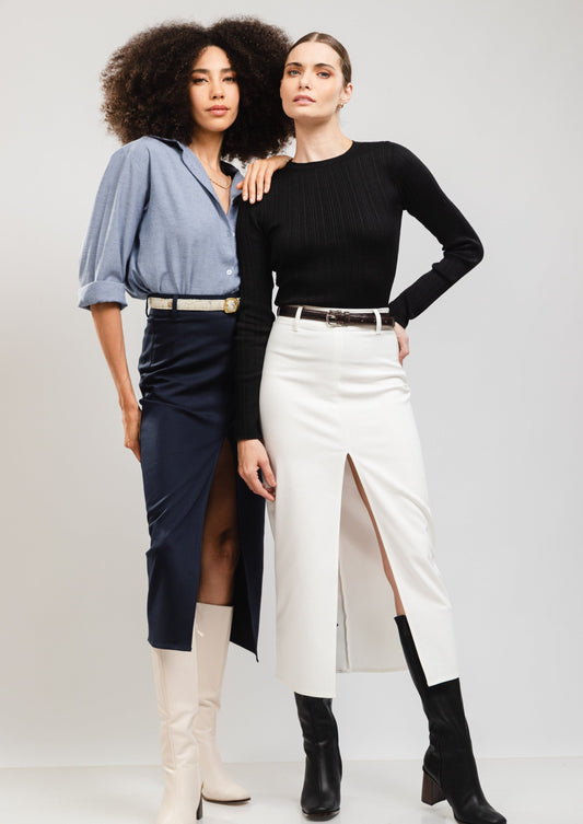 Falda Rafaella - Azul