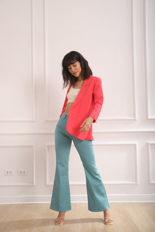 Flare Pant Paula - Turquesa