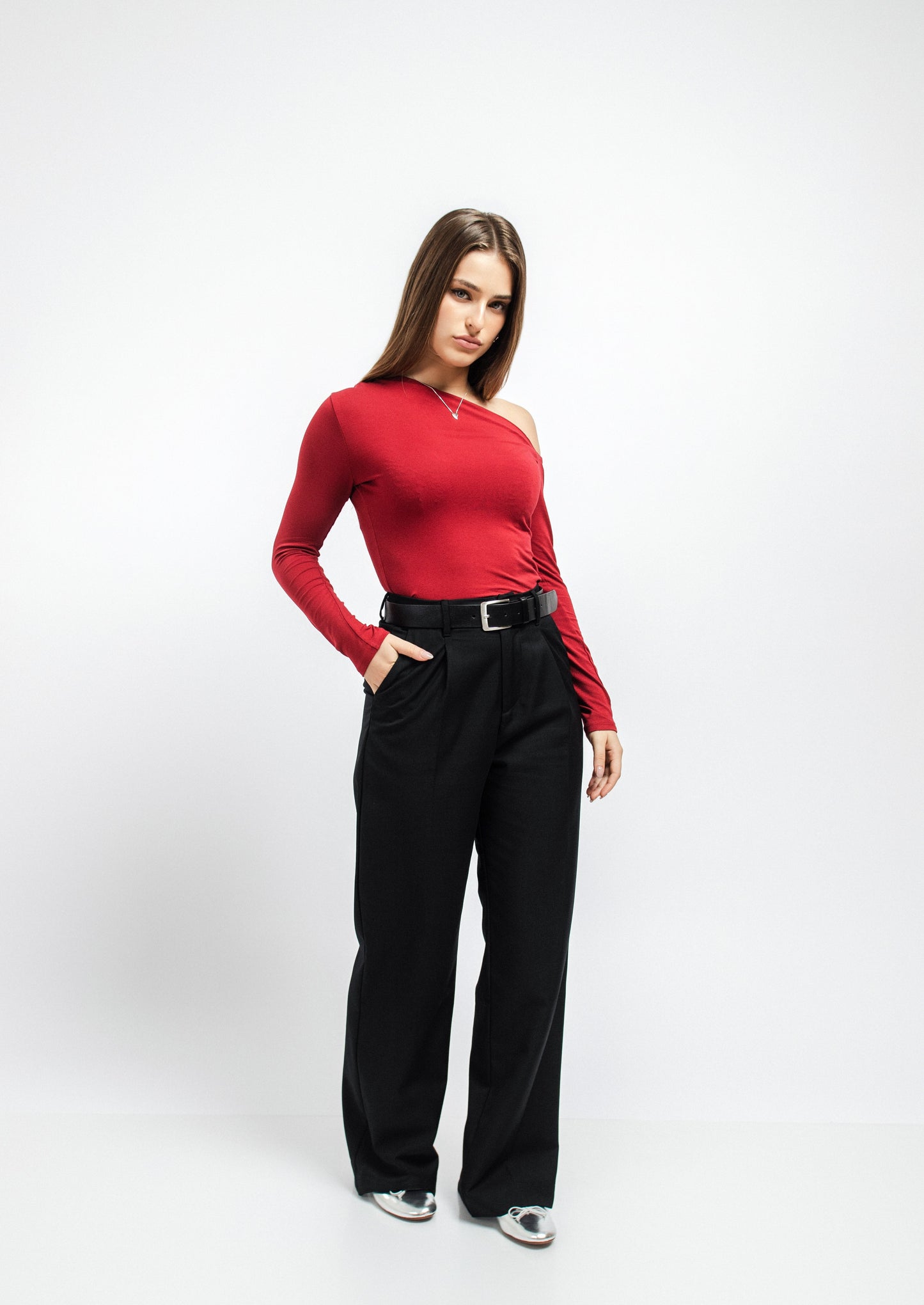 Pantalón sastre recto Victoria - Negro