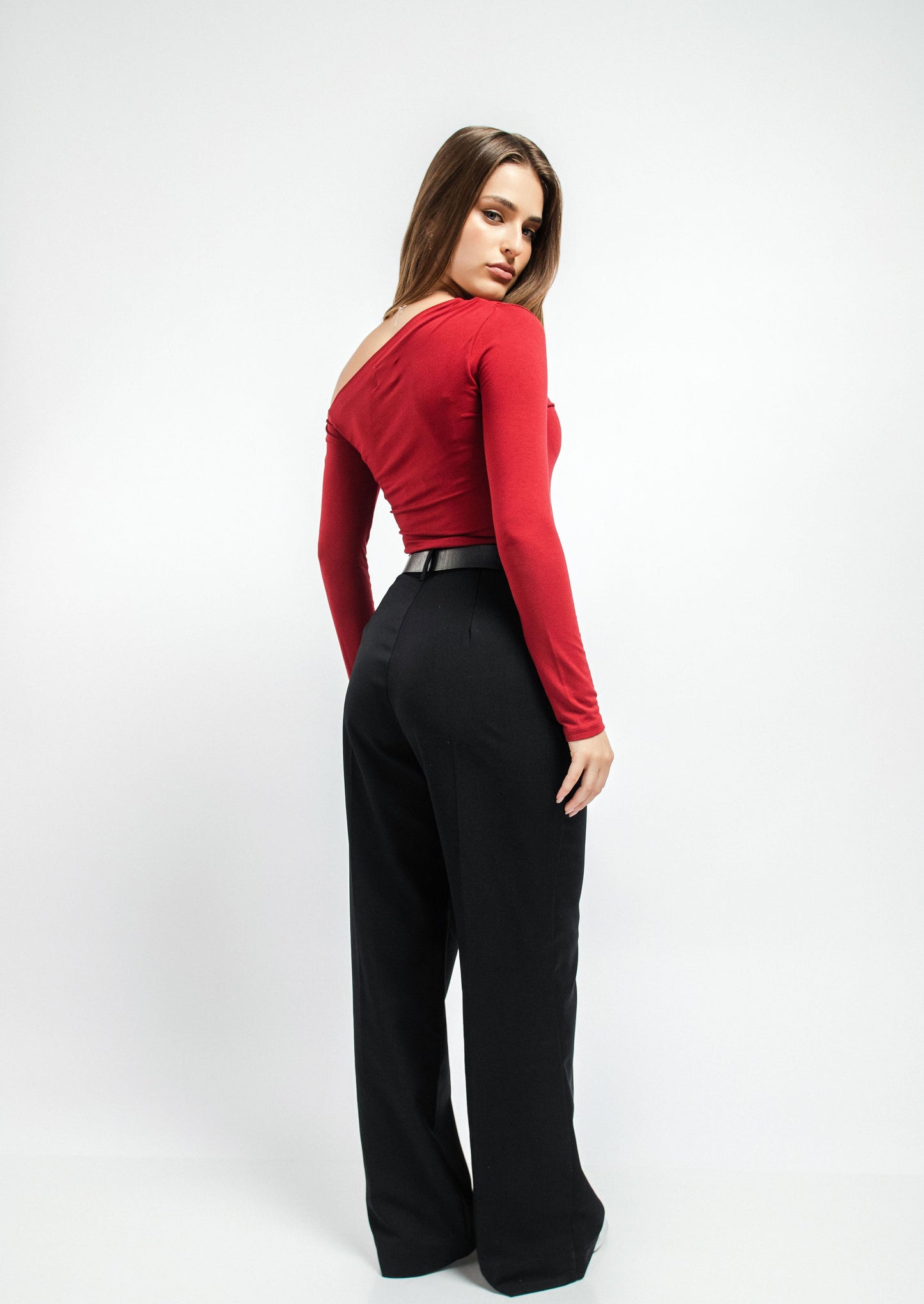 Pantalón sastre recto Victoria - Negro