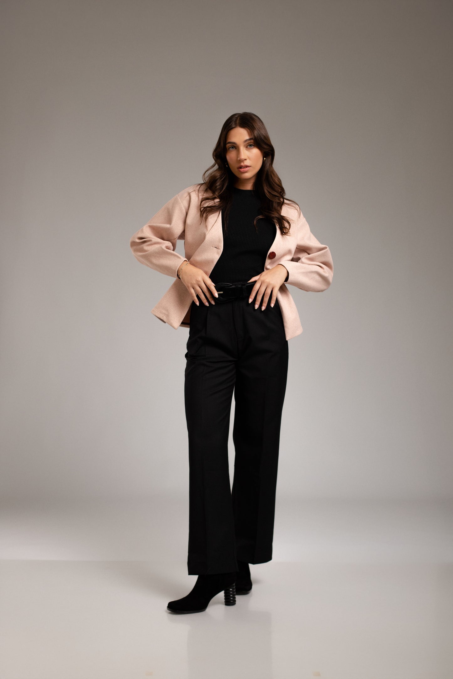 Jacket de paño Coco - Rosada