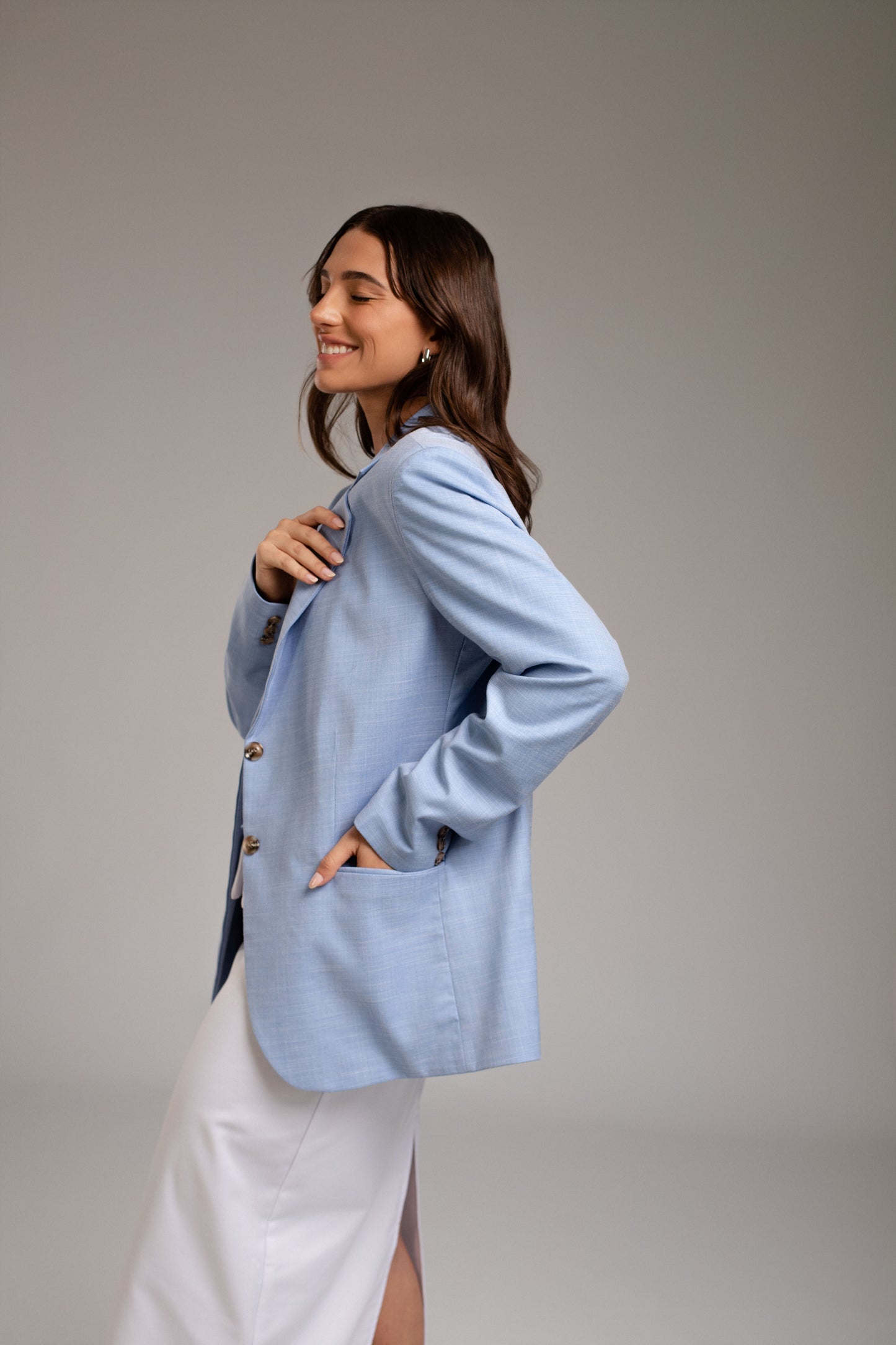 Blazer Diane - Celeste