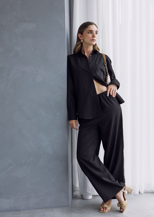 Camisa Gaia - Negro