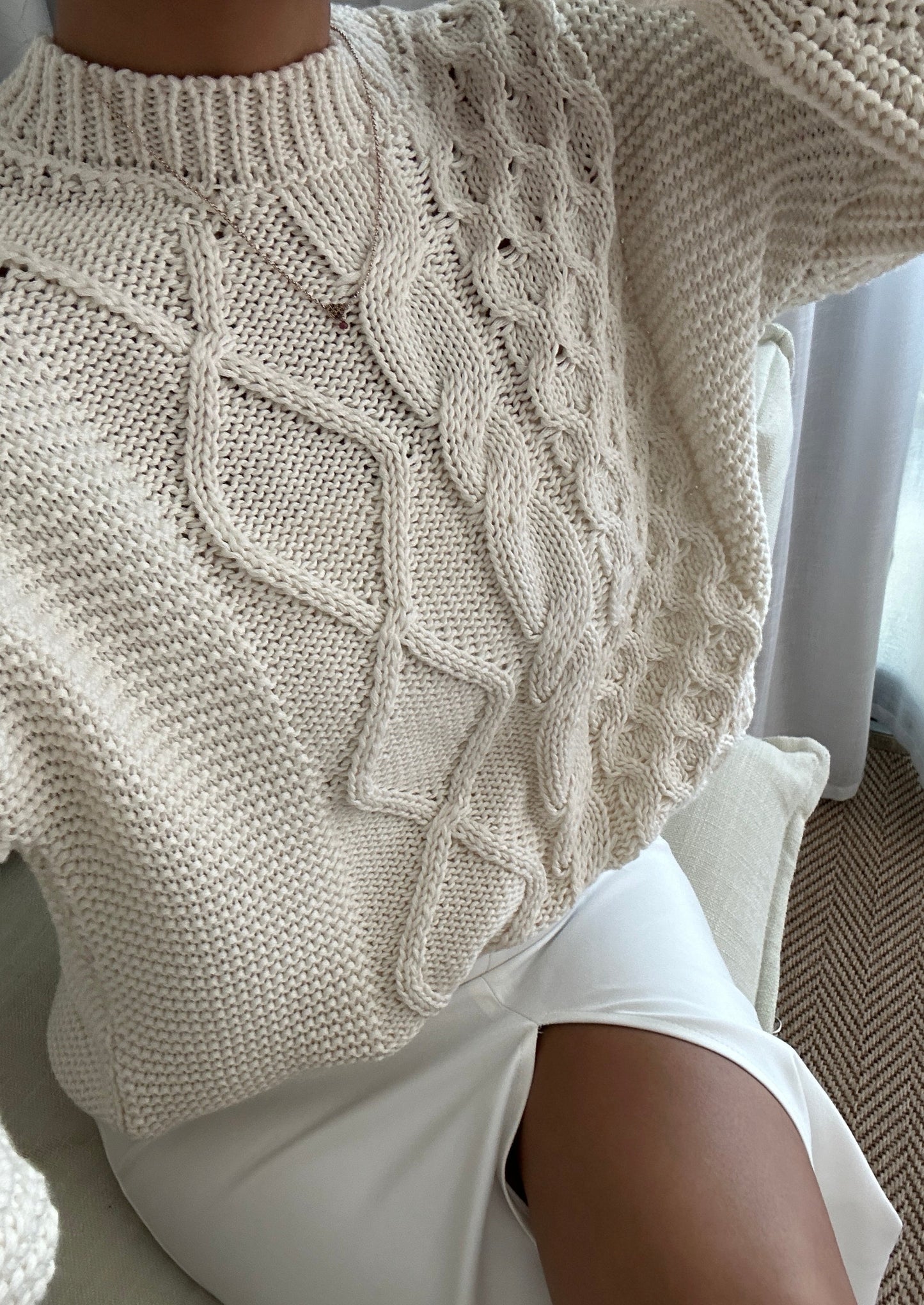 Suéter Camelia - Perla