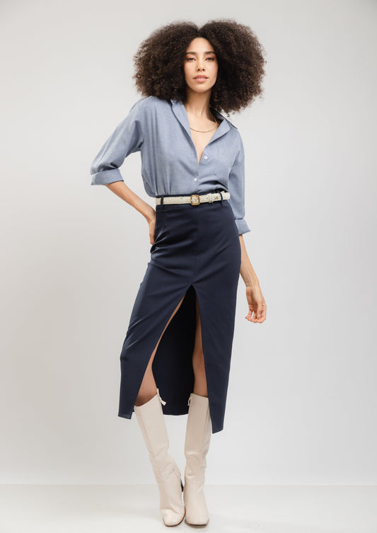 Falda Rafaella - Azul