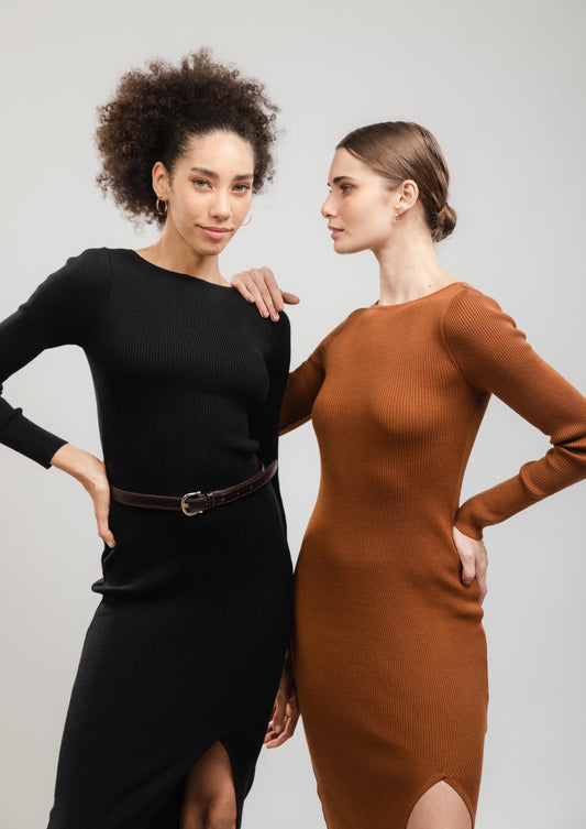 Vestido Claire - Marrón