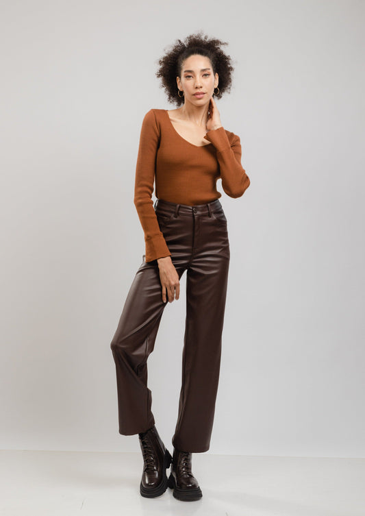 Pantalón Savina - Marrón