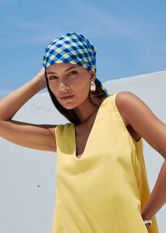 Vestido de Lino Mallorca - Amarillo