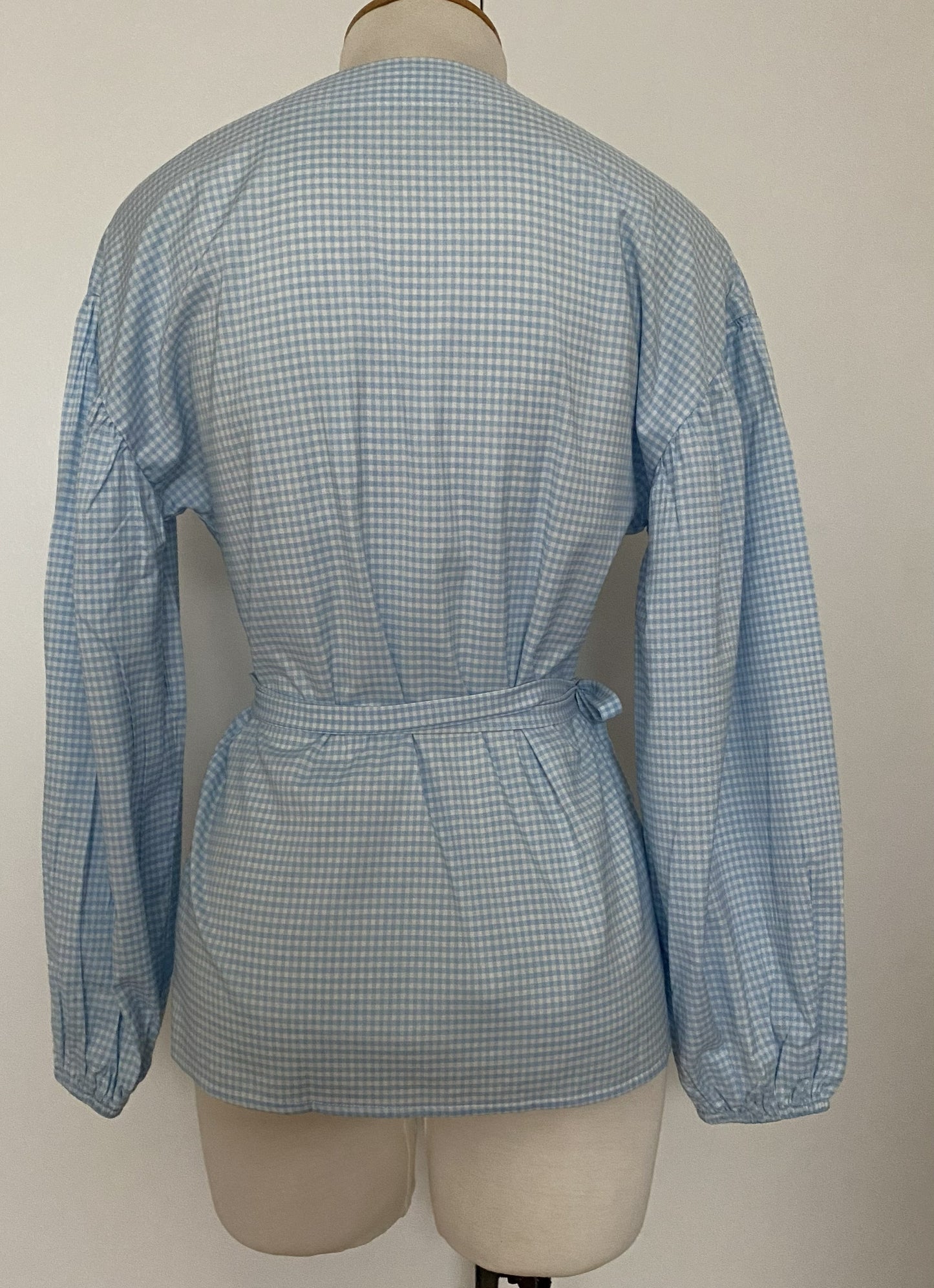 OUTLET Blusa vichy Amalfi - Celeste