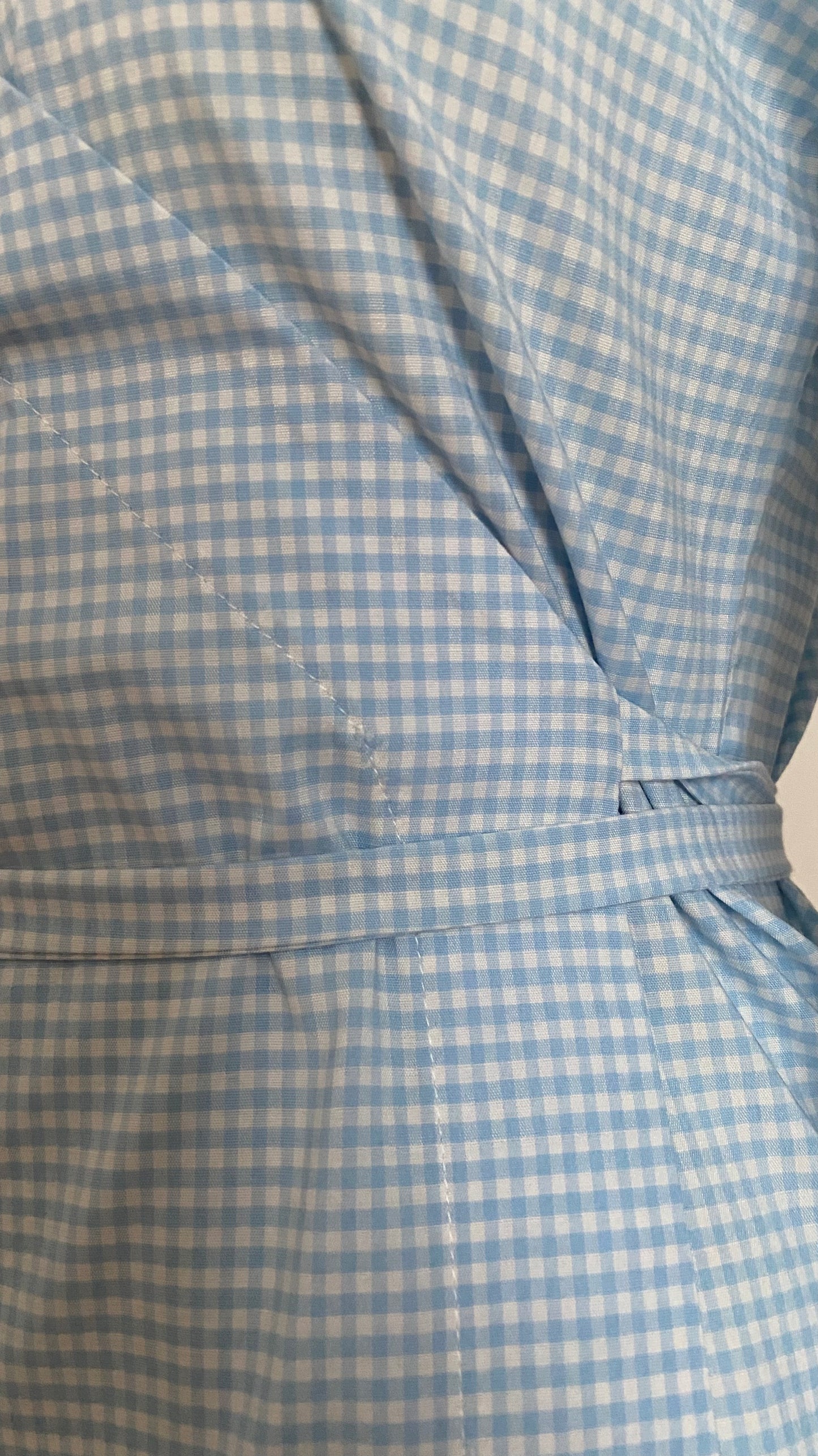 OUTLET Blusa vichy Amalfi - Celeste