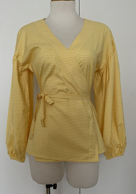 OUTLET Blusa vichy Amalfi - Amarillo