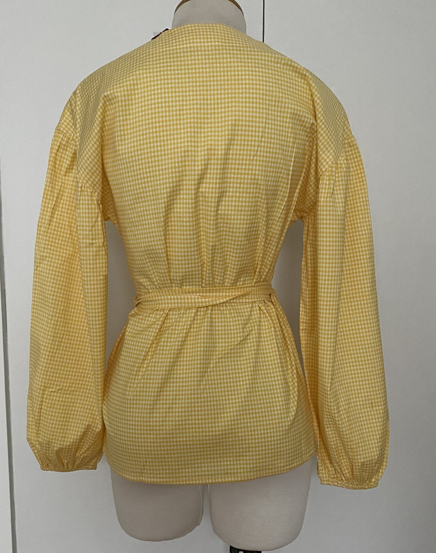 OUTLET Blusa vichy Amalfi - Amarillo