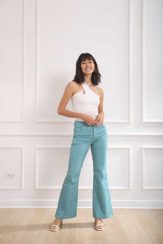 Flare Pant Paula - Turquesa