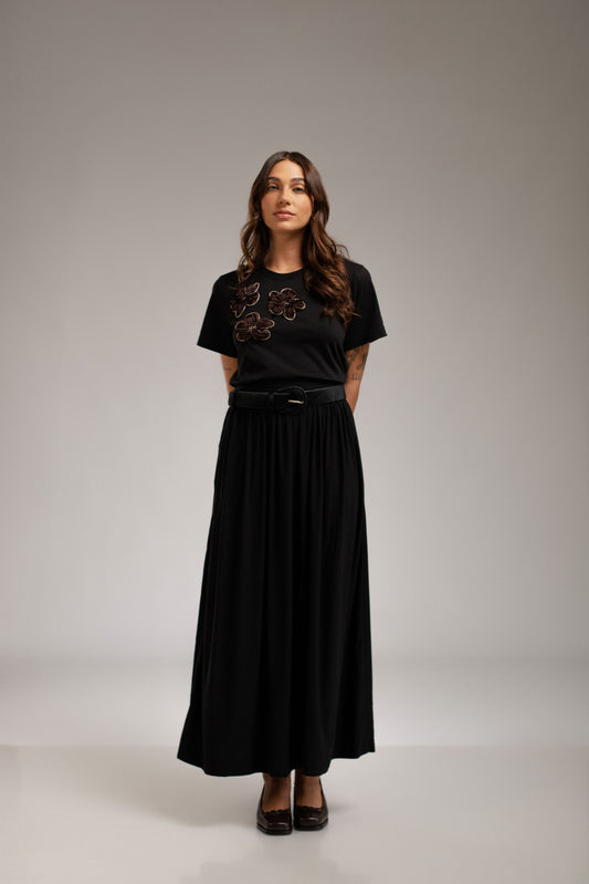 Polo de algodón Noé - Negro