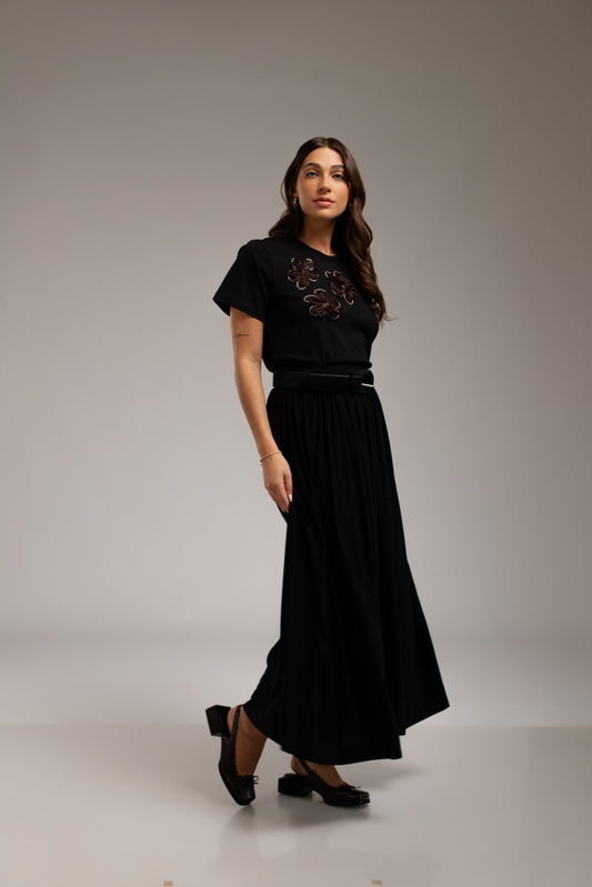Falda Aria - Negro