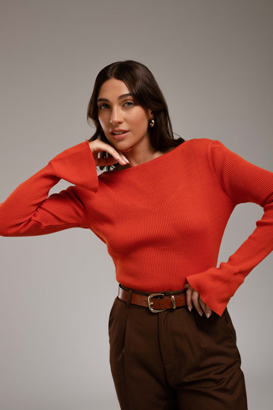 Suéter Fio - Naranja