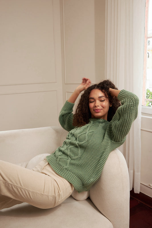 Suéter Camelia - Verde