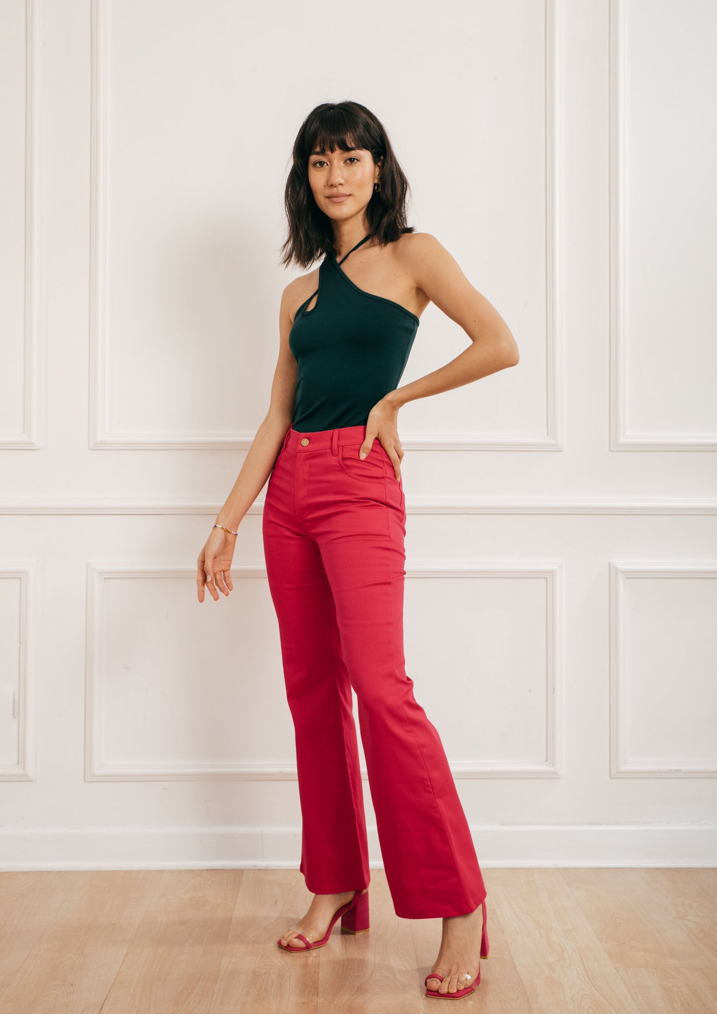 Flare Pant Paula - Fucsia